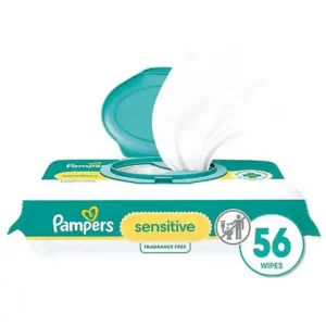 Pampers Baby Wipes, Clinically Proven, Water Based, Hypoallergenic No scent, 56, 56 ea