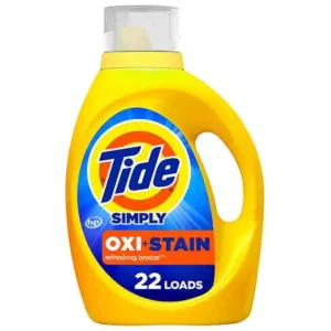 Tide Simply +Oxi Liquid Laundry Detergent, Refreshing Breeze, 31.0 fl oz