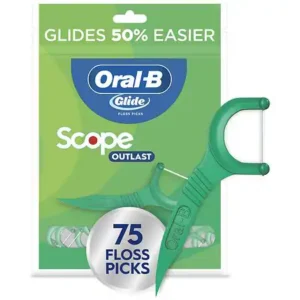 Oral-B Dental Floss Picks Scope, 75.0 ea